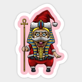 Monster santa claus ( pharaoh ) Sticker